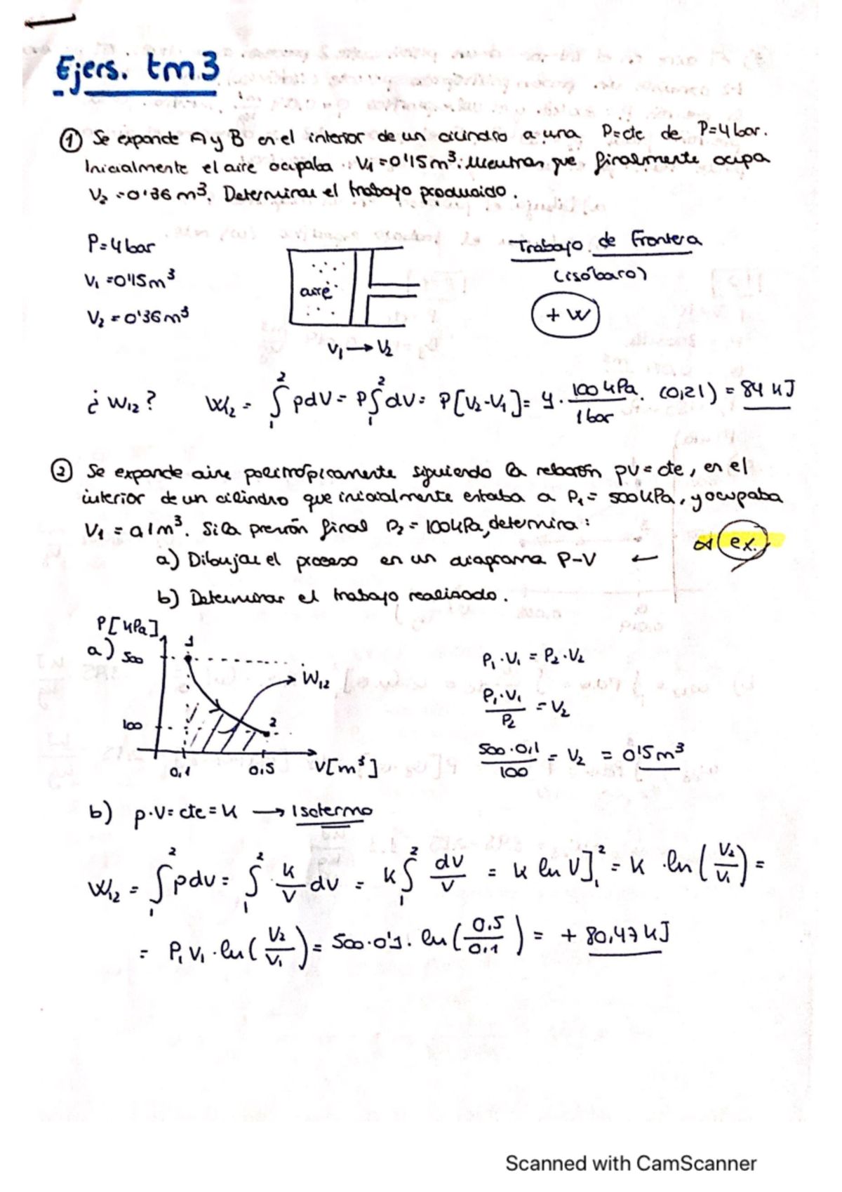 Ejercicios Resueltos Tema 3 Termo - Termodinámica Aplicada - Studocu