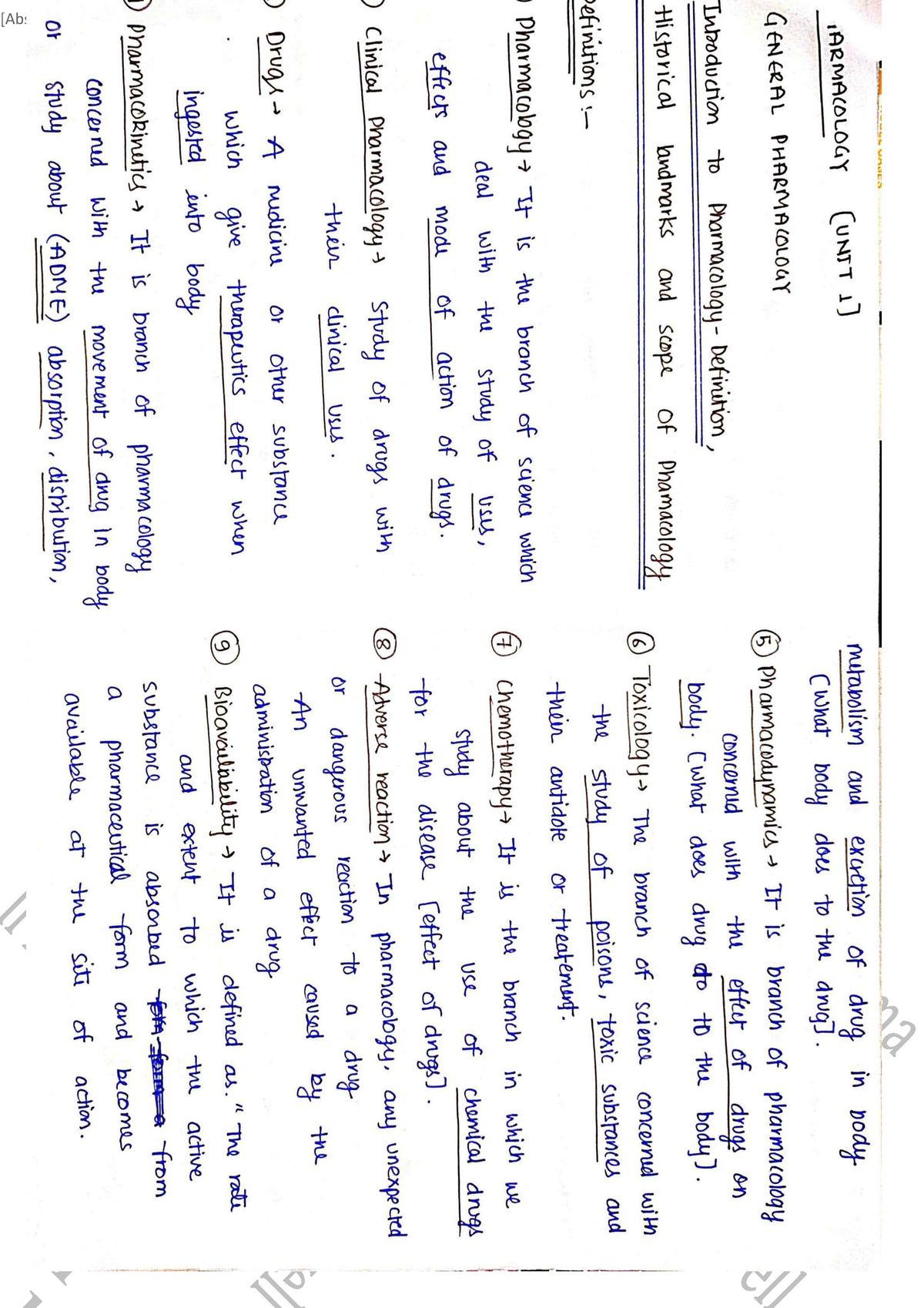 Unit 1, Pharmacology 1, B Pharmacy 4th Sem, Carewell Pharma - Diploma ...