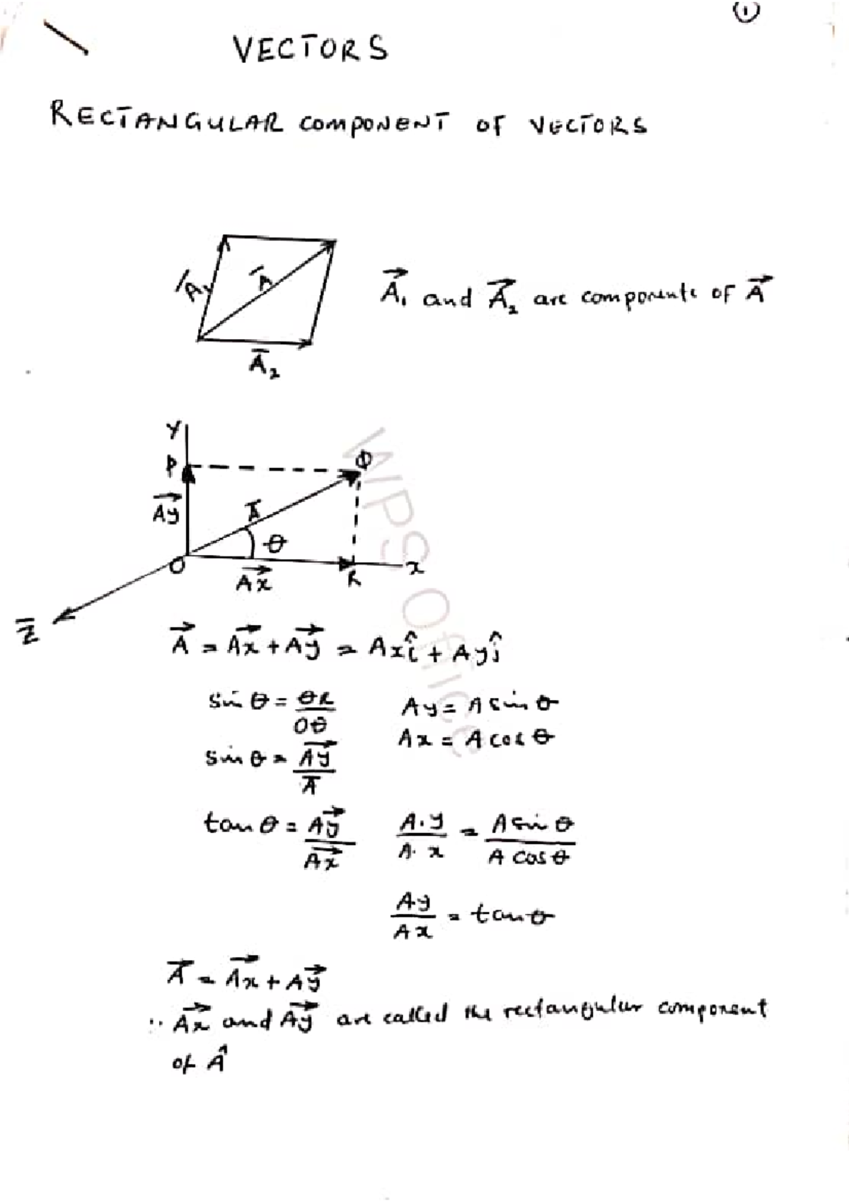 MEE 211 Vectors - Mechanical Engineering - Studocu