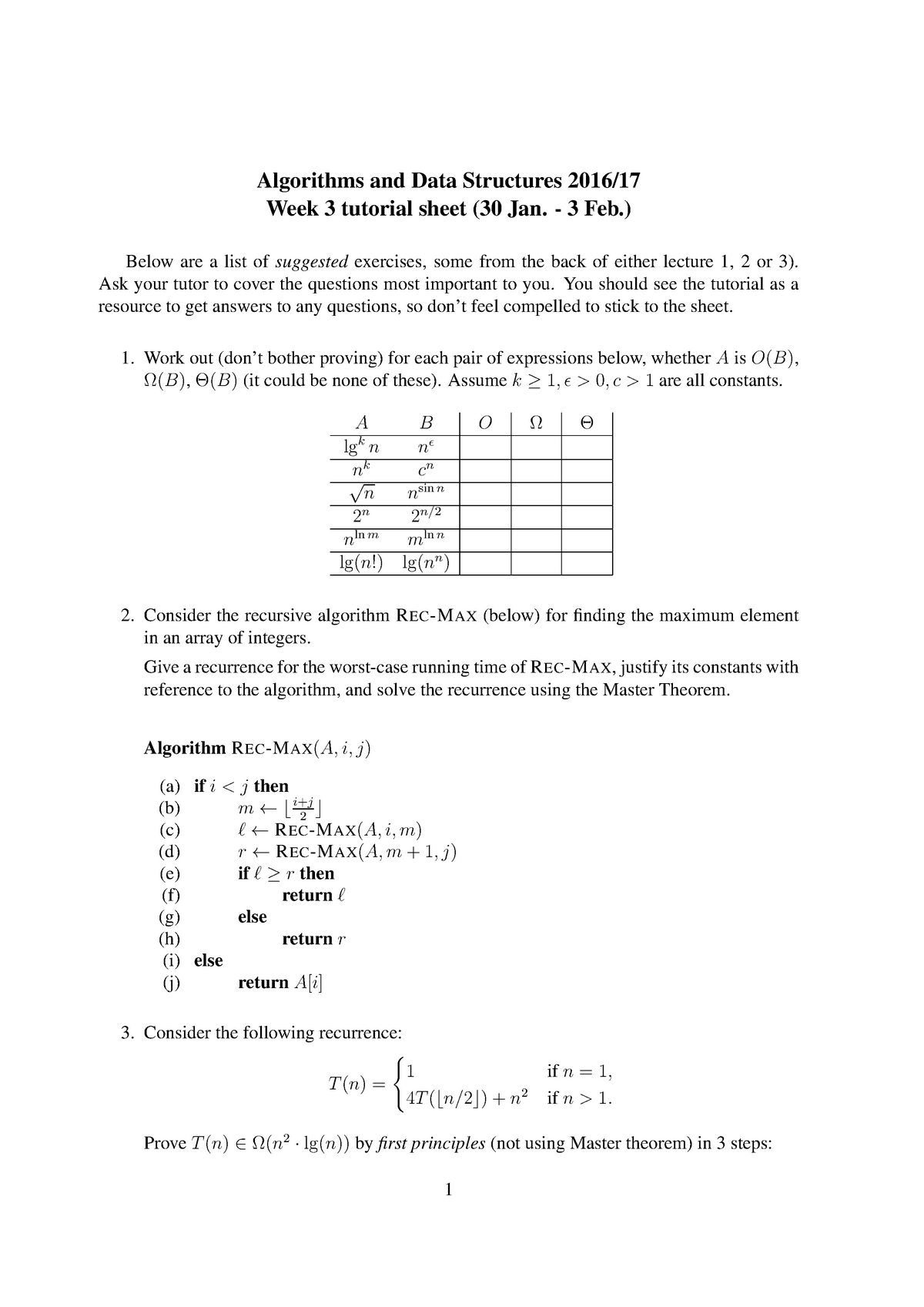 Tutorial Week 3 Infr Edin Studocu