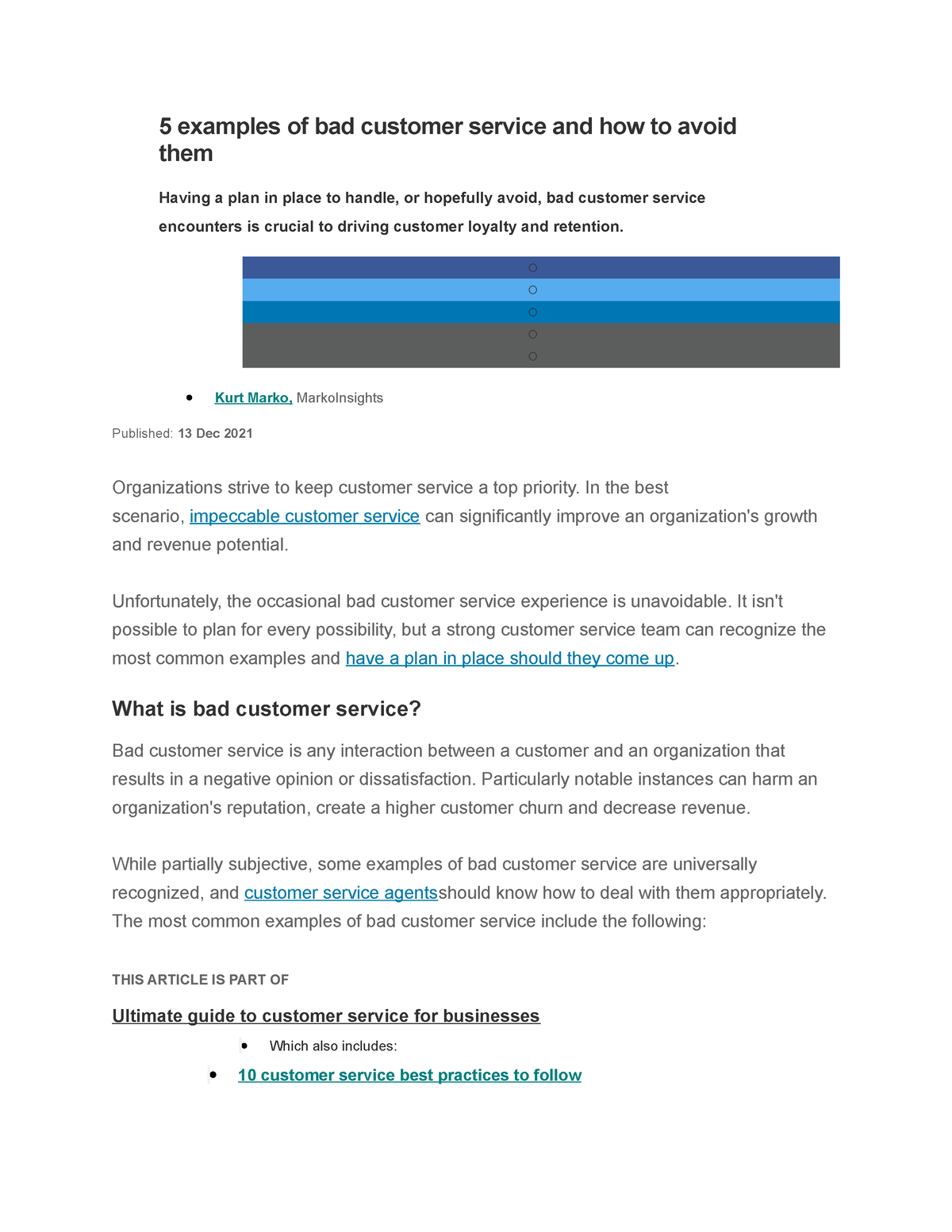 case study of bad customer service