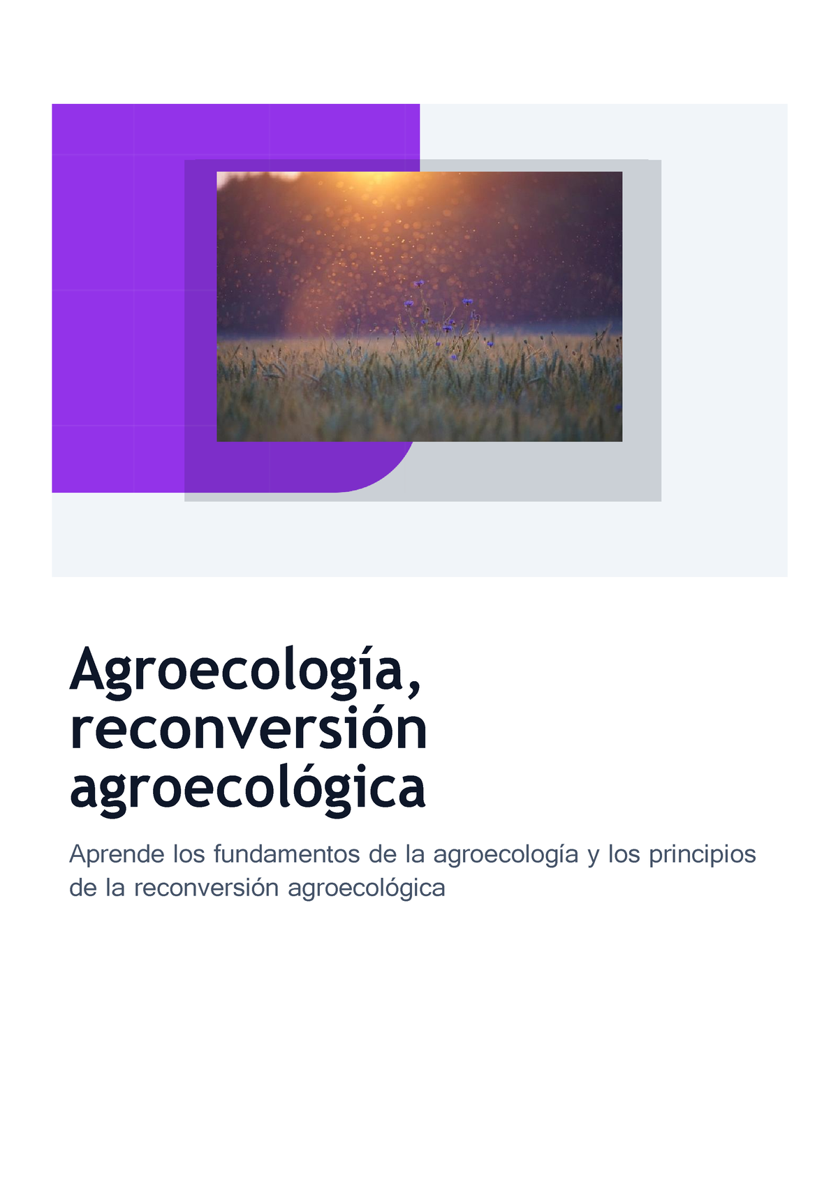 Agroecologia-reconversion-agroecologica - AgroecologÌa, ReconversiÛn ...