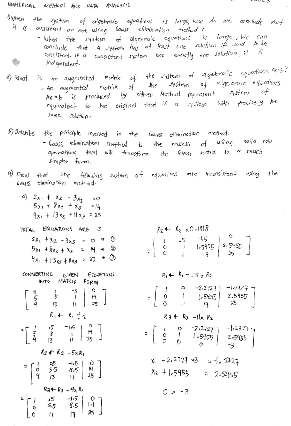 Assignment 4 in Numerical Methods and Analysis - Electrical Engineering ...