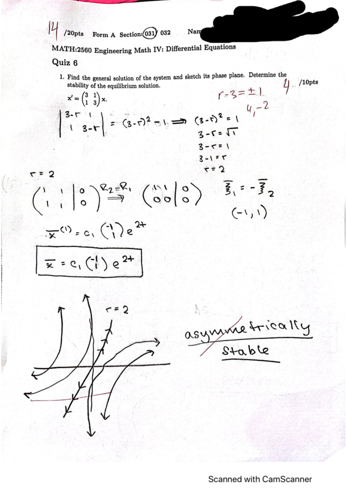 Quiz 6 - quiz 6 - MATH25600001 - Studocu