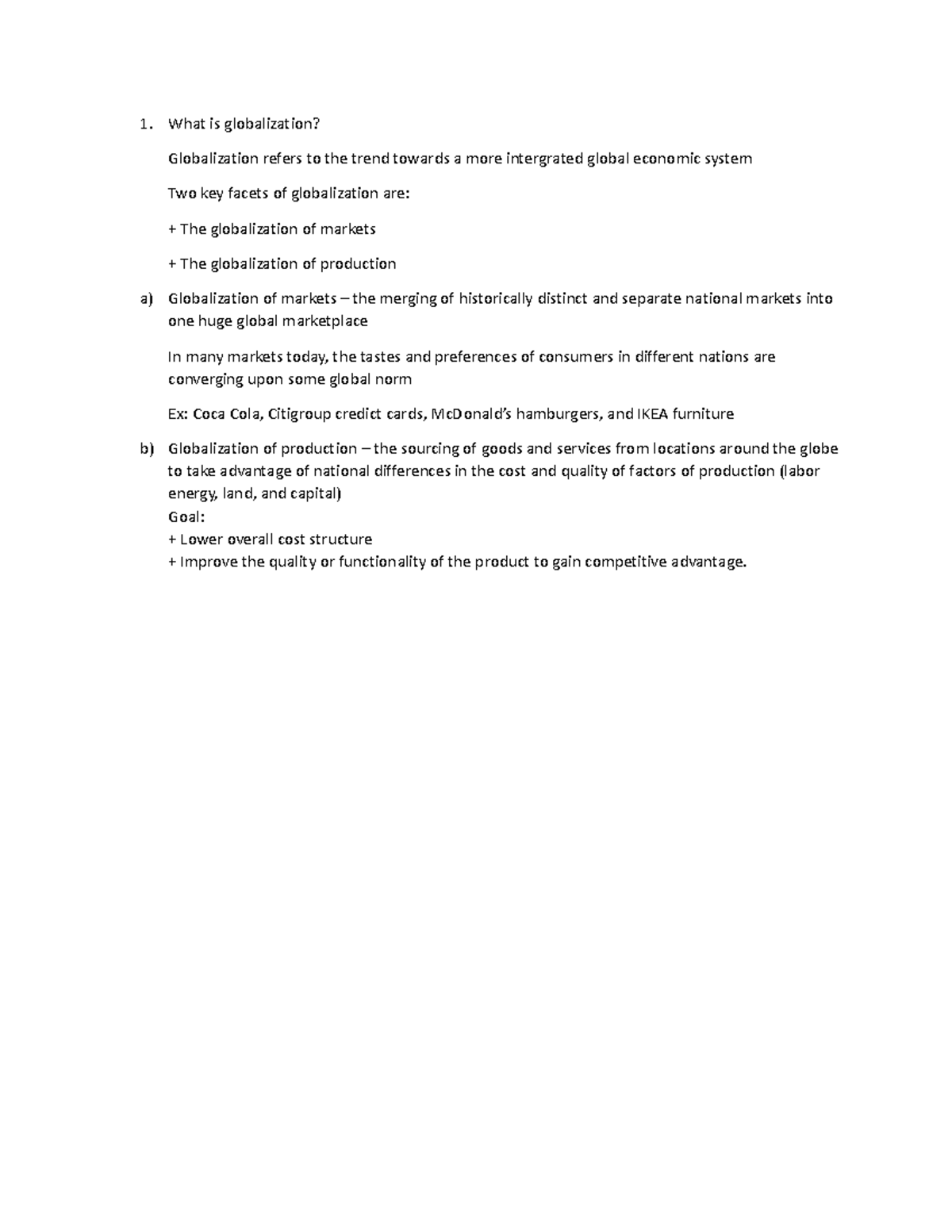 What is globalization - glo - What is globalization? Globalization ...