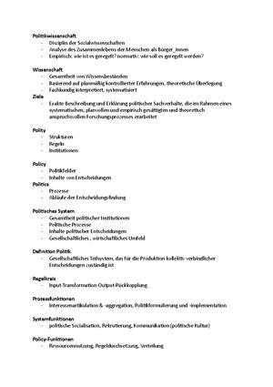 Bundesrat Handout - Politik Und Regierung In Deutschland/Politisches ...