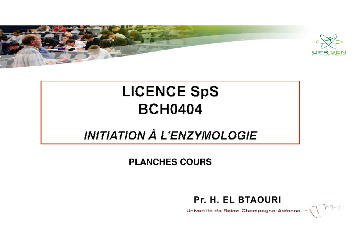 Planches Cours Bioch 0404 2021-2022 - PLANCHES COURS B-1- STRUCTURE ...
