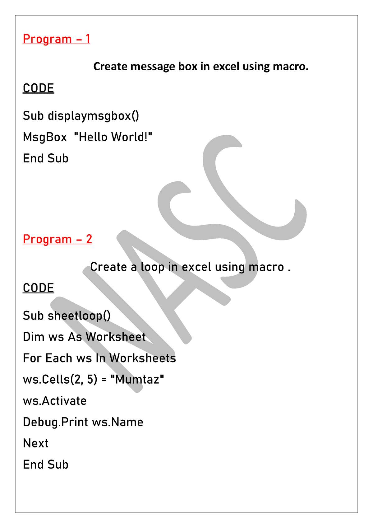 macro-programs-program-1-create-message-box-in-excel-using-macro