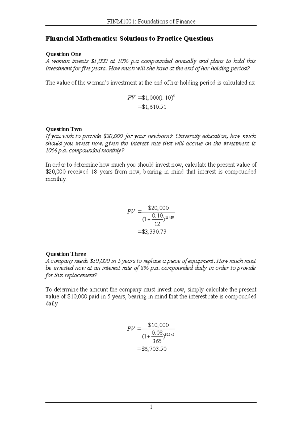 master thesis financial mathematics