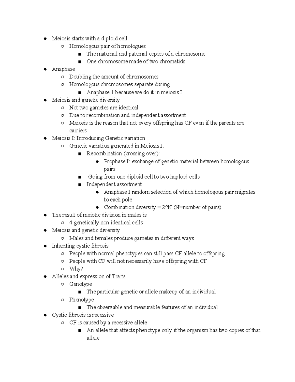 Bio 111 Midterm 2 11-22 - Lecture notes for introduction to biology BIO ...