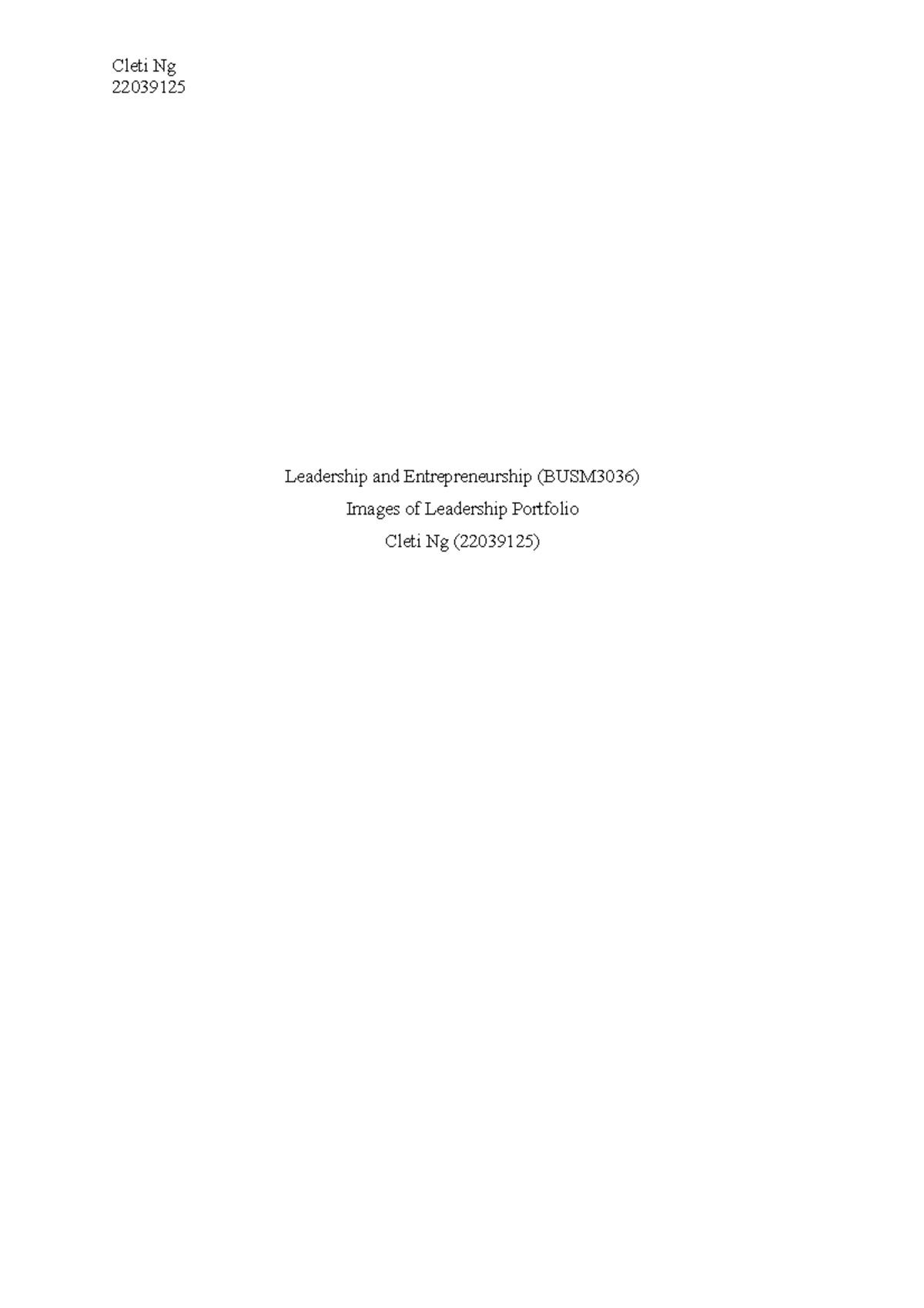 Portfolio 22039125 Leadership And Entrepreneurship BUSM3036 Images how-to-build-an-impressive-art-portfolio-for-college