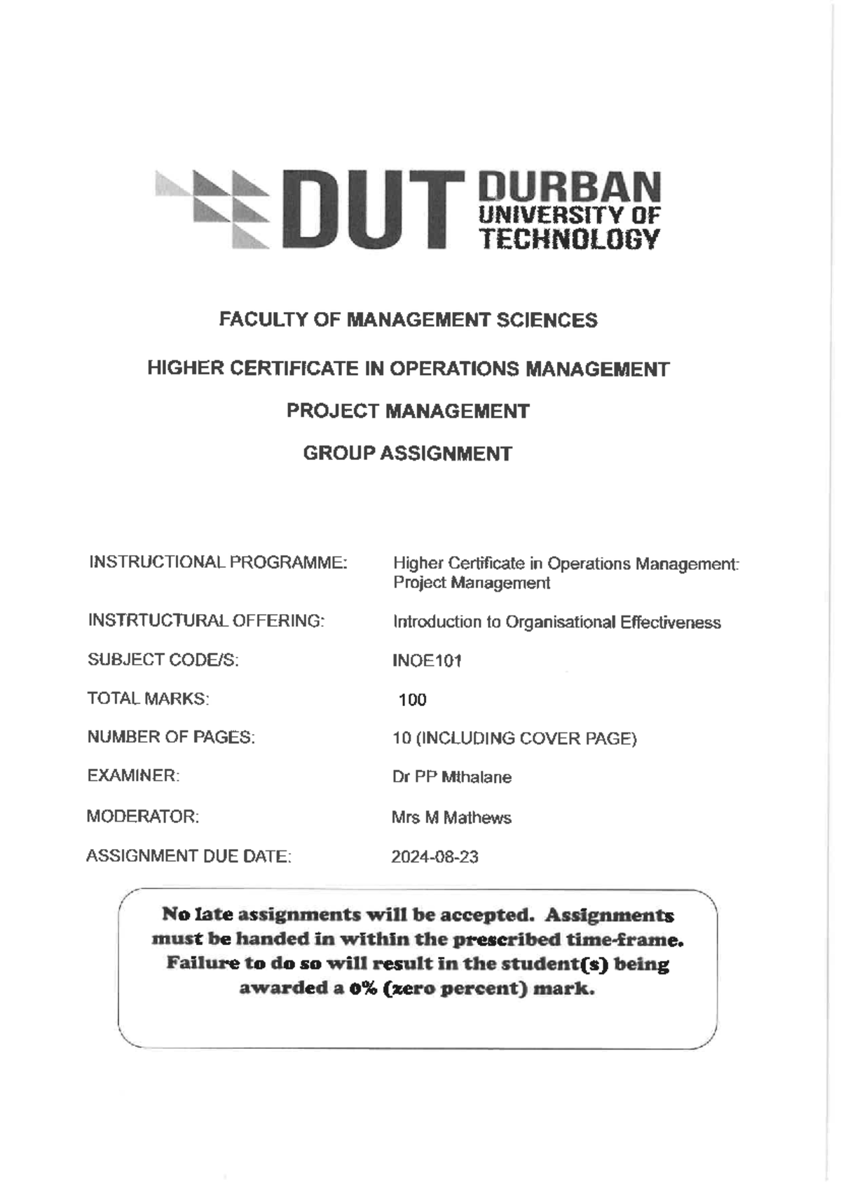 SDOC 0445B0E1FB735FF4 Dcebc 3BCD728EE77 08 20 SI - DUT DURBAN ...