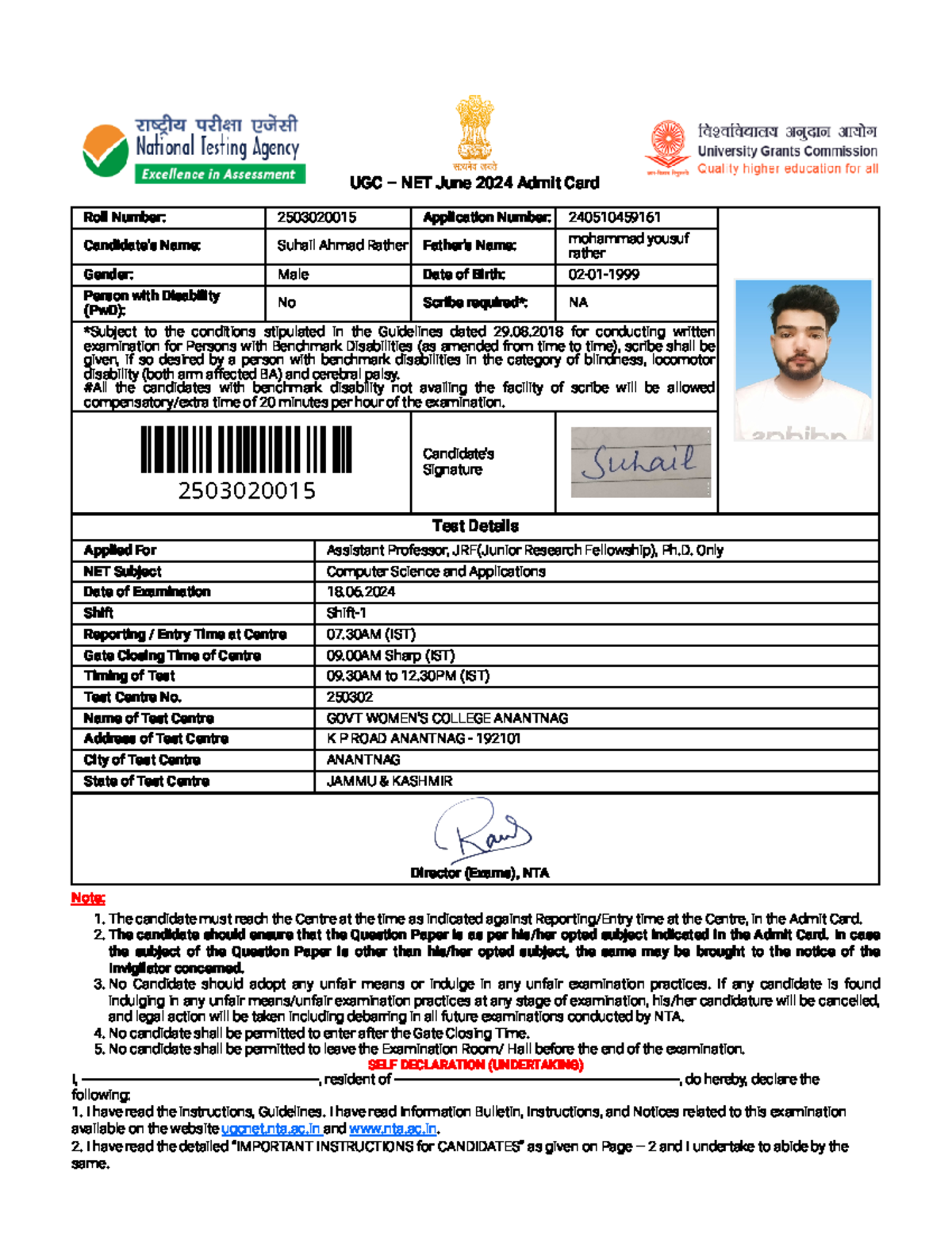 University Grants Commission (UGC)-NET India - UGC – NET June 2024 ...