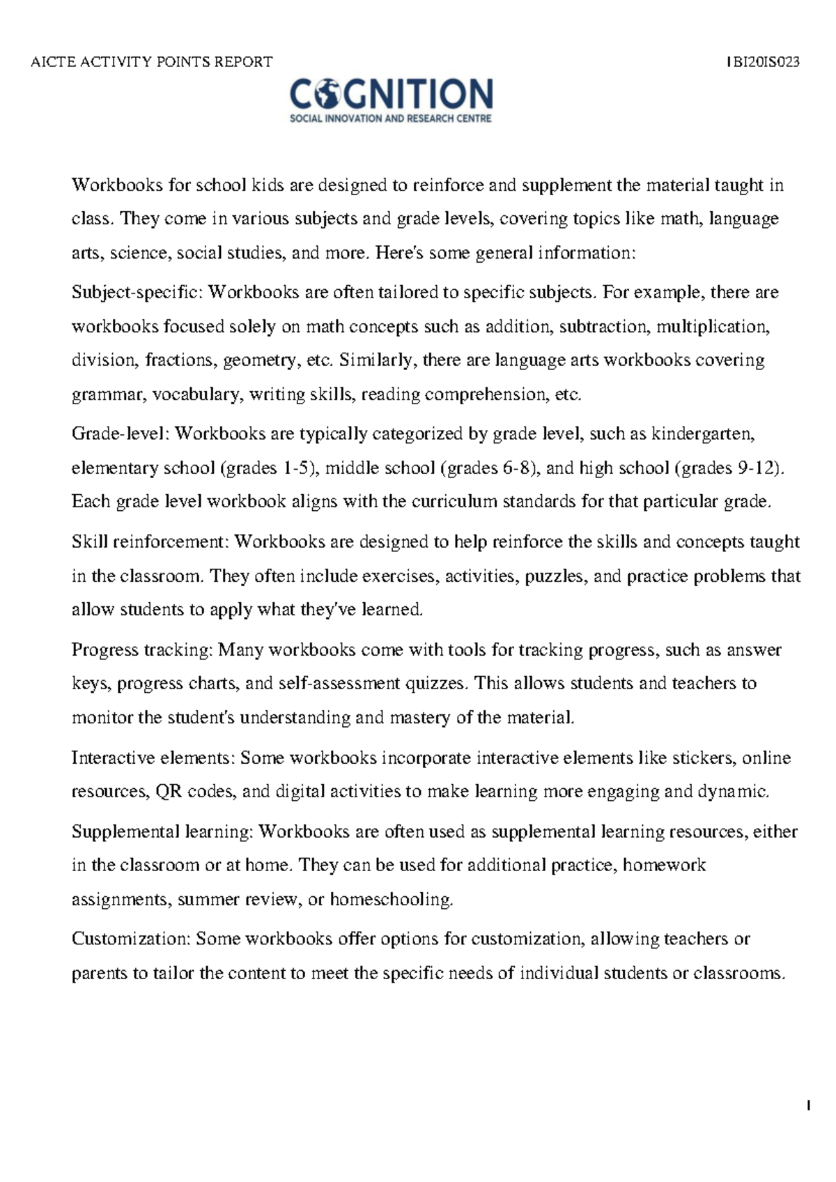 workbook activity - Workbooks for school kids are designed to reinforce ...