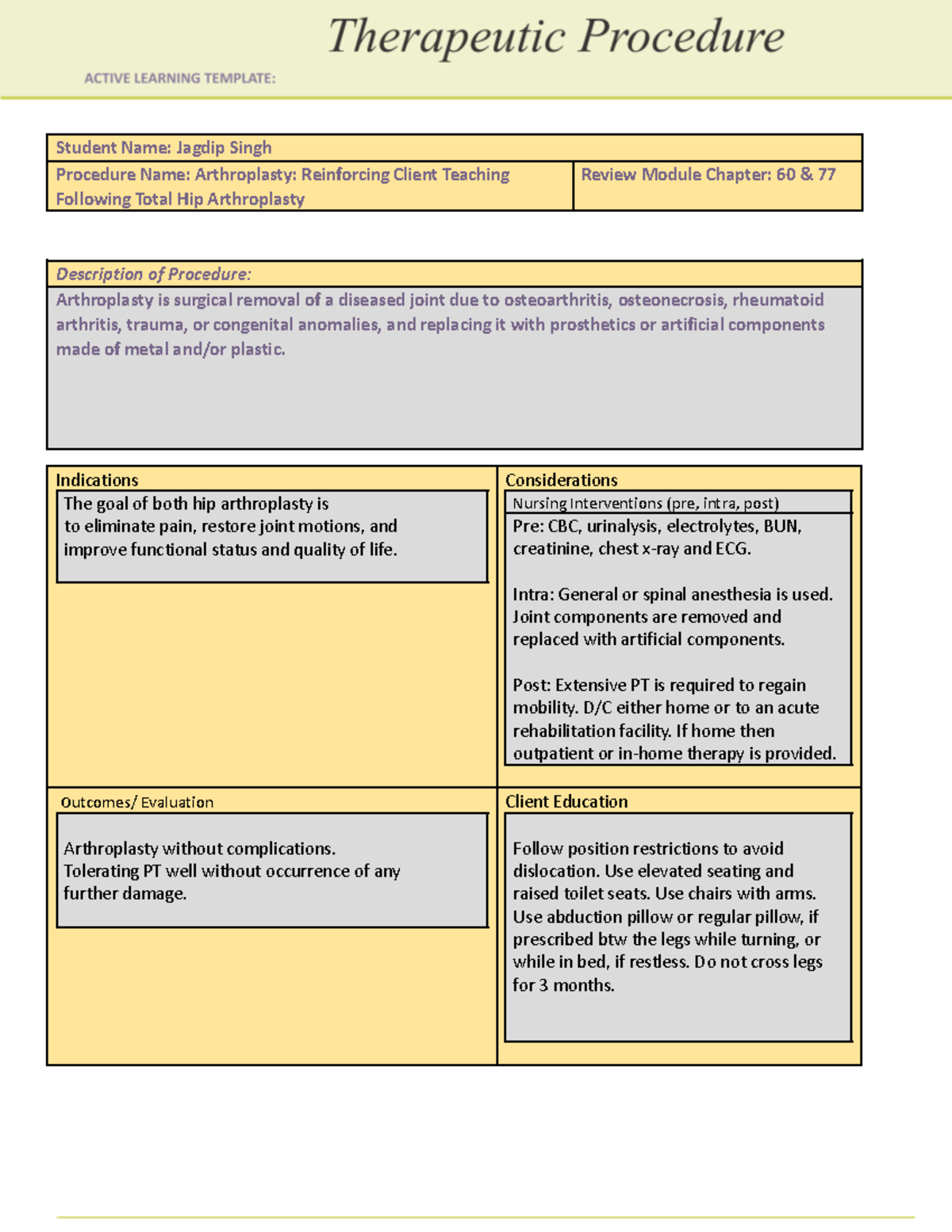 arhtroplasty-therapeutic-procedure-active-learning-template-student