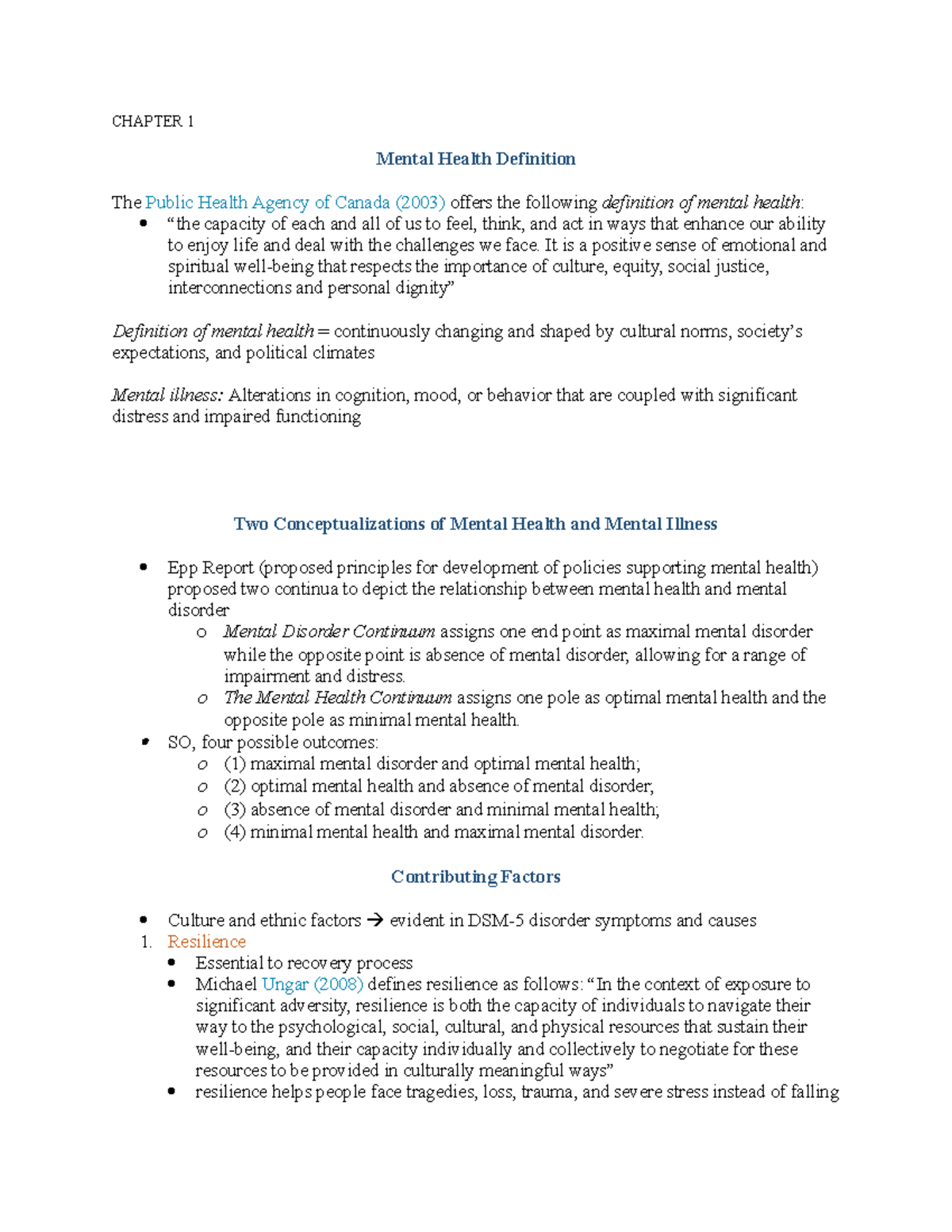 lectures-and-midterm-review-chapter-1-mental-health-definition-the