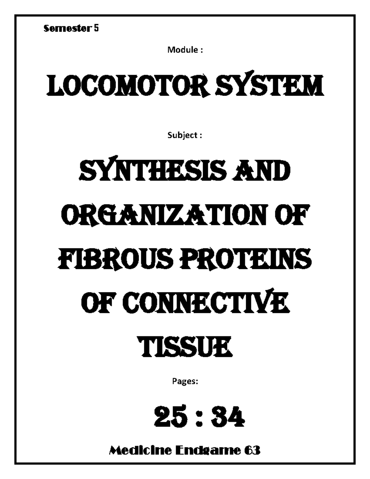 Synthesis and organization of fibrous proteins of connective tissue