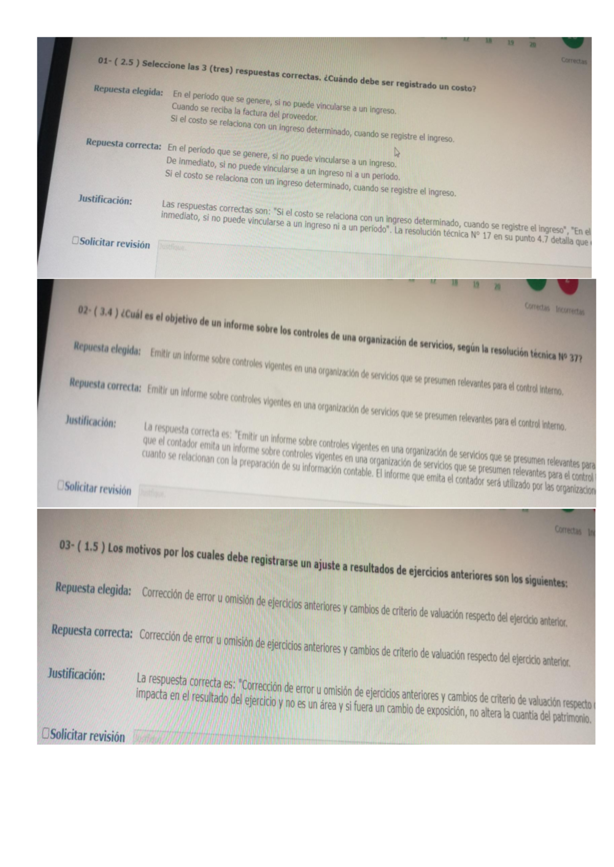 Auditoria II Parcial I 2023 - Studocu
