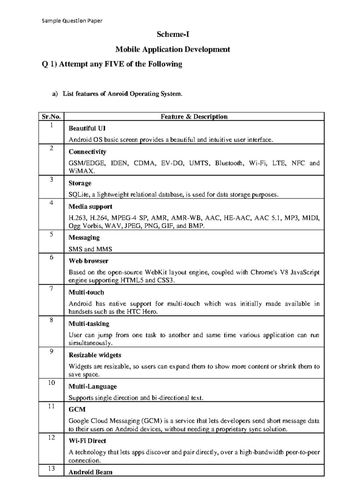 5 6136227880398488710 - Sample Question Paper Scheme-I Mobile ...