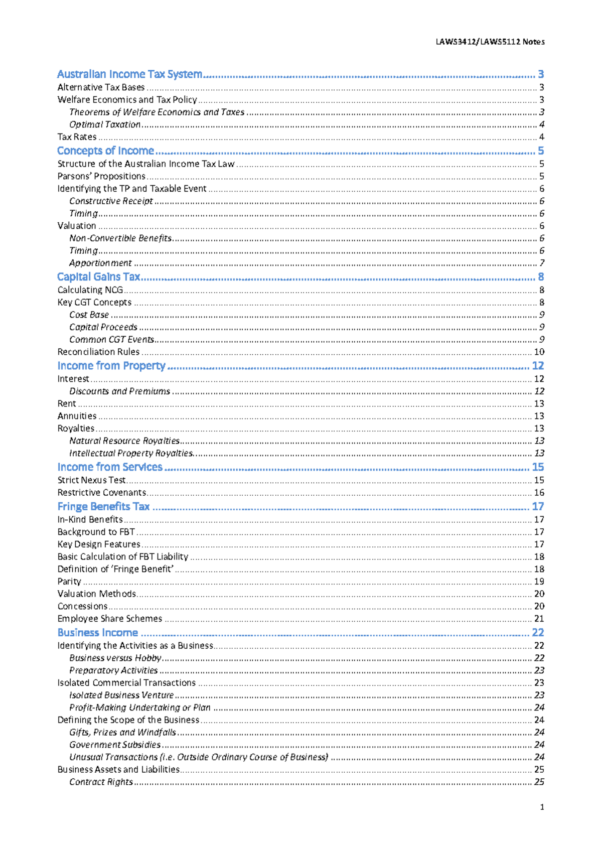 Aus tax system Australian Tax Studocu