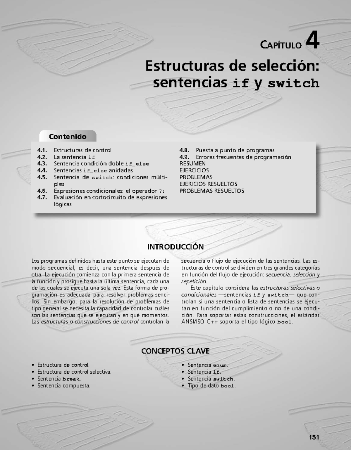 Programacion En C++ Joyanes Cap4 If Switch - 151 Programación en C++ ...