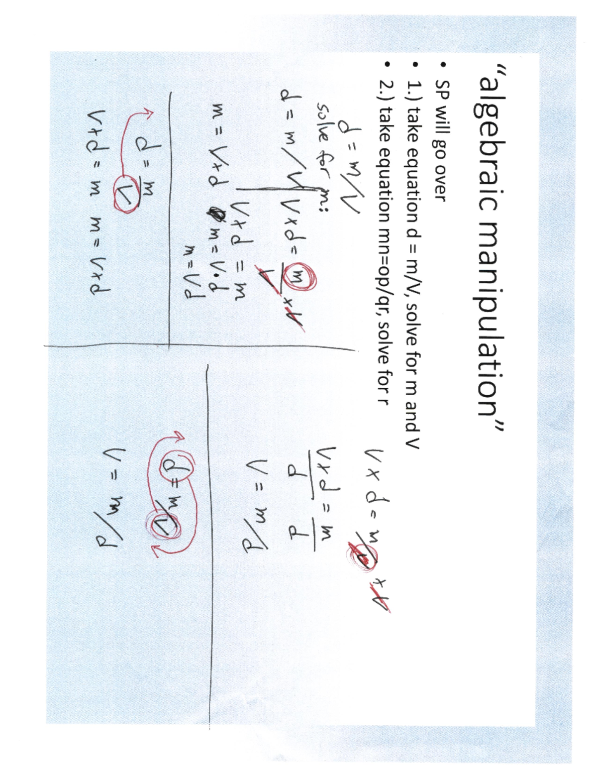 Class+notes+8 26+afternoon - SP will go over 1.) take equation solve ...