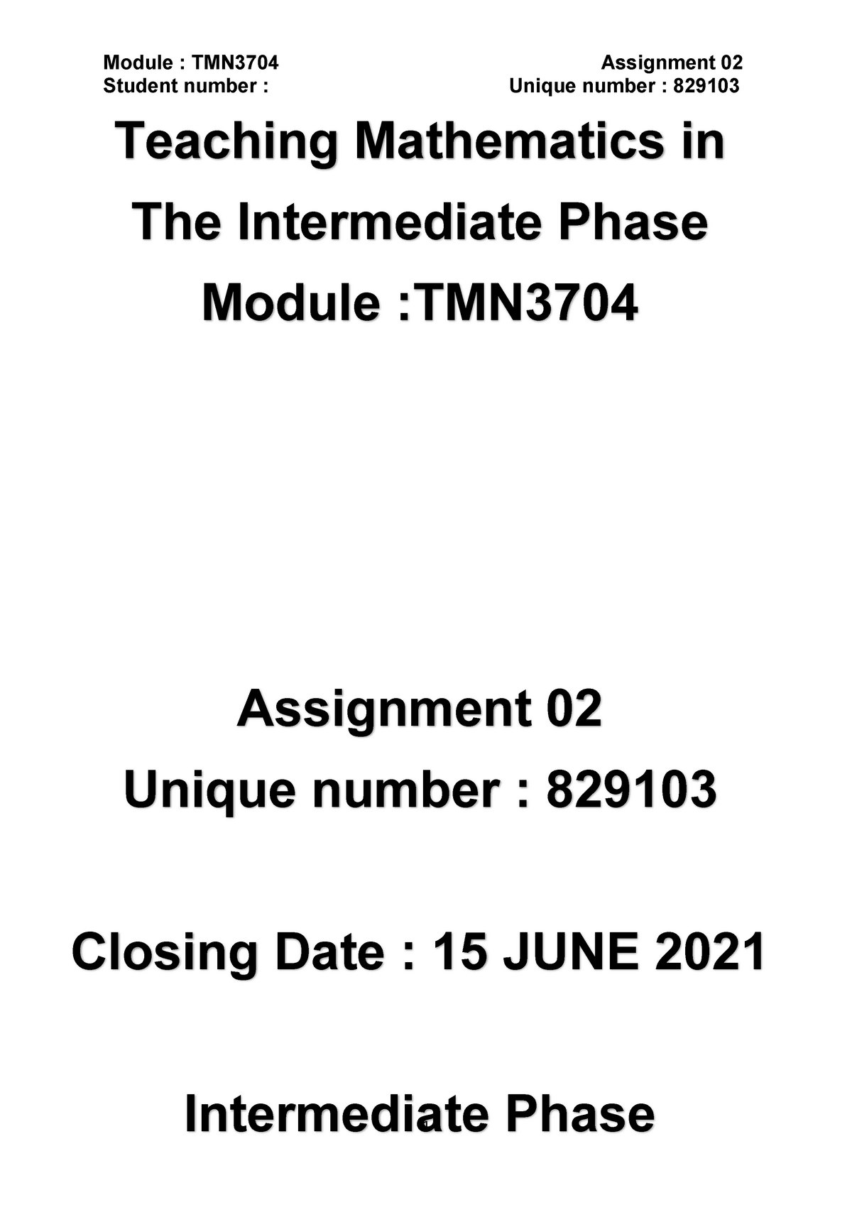 tmn3704 assignment 4 answers 2023 pdf