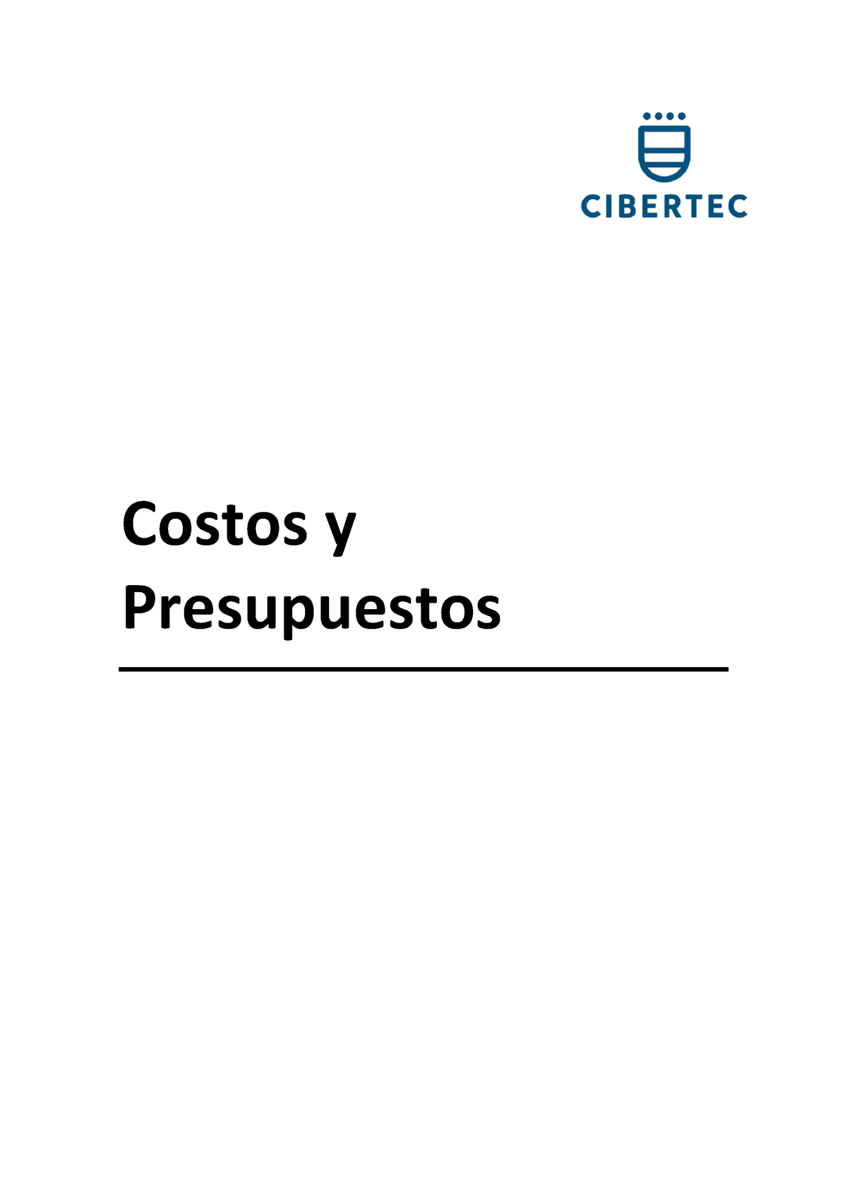 2.- Manual 2022 03 Costos Y Presupuestos (1831) SP - Costos Y ...