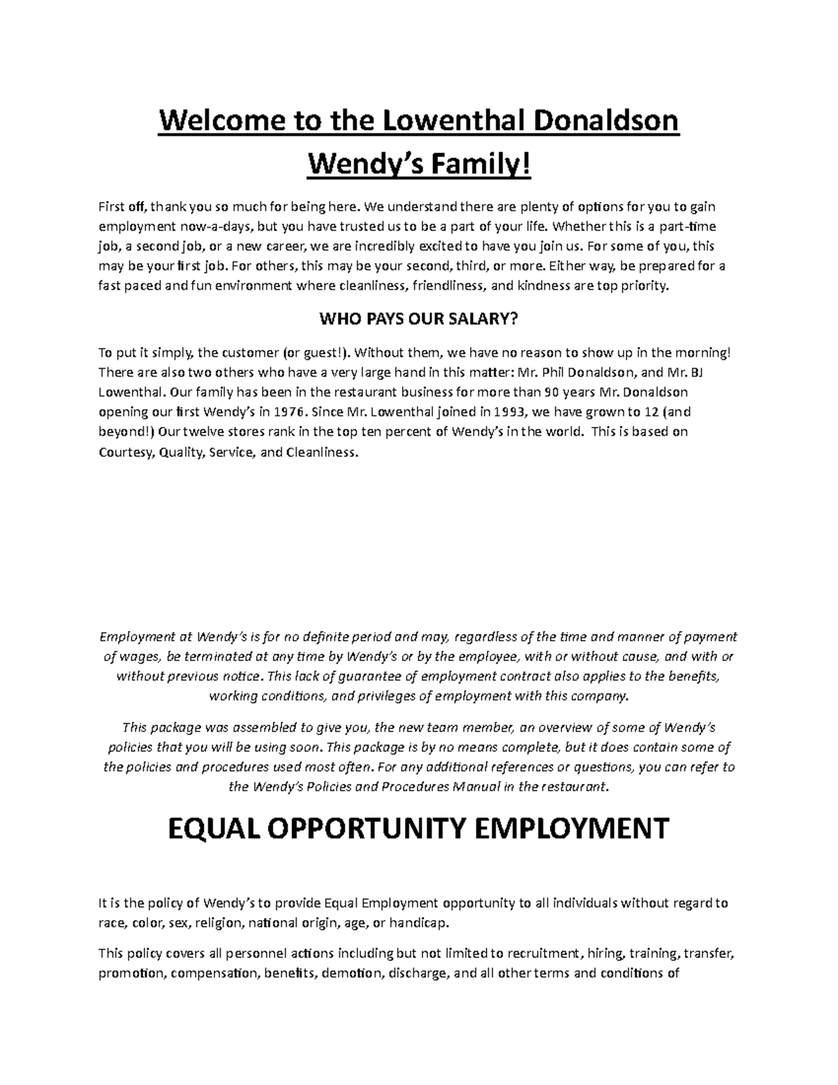 Wendys Crew Member Job Descriptionpodcast All - bcty0t1