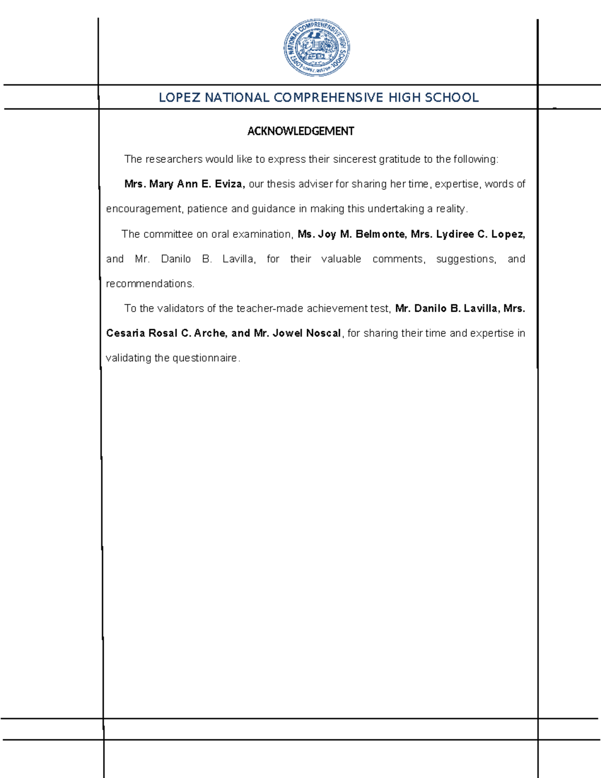 3 Chapters 1 5 Format - LOPEZ NATIONAL COMPREHENSIVE HIGH SCHOOL 1 ...