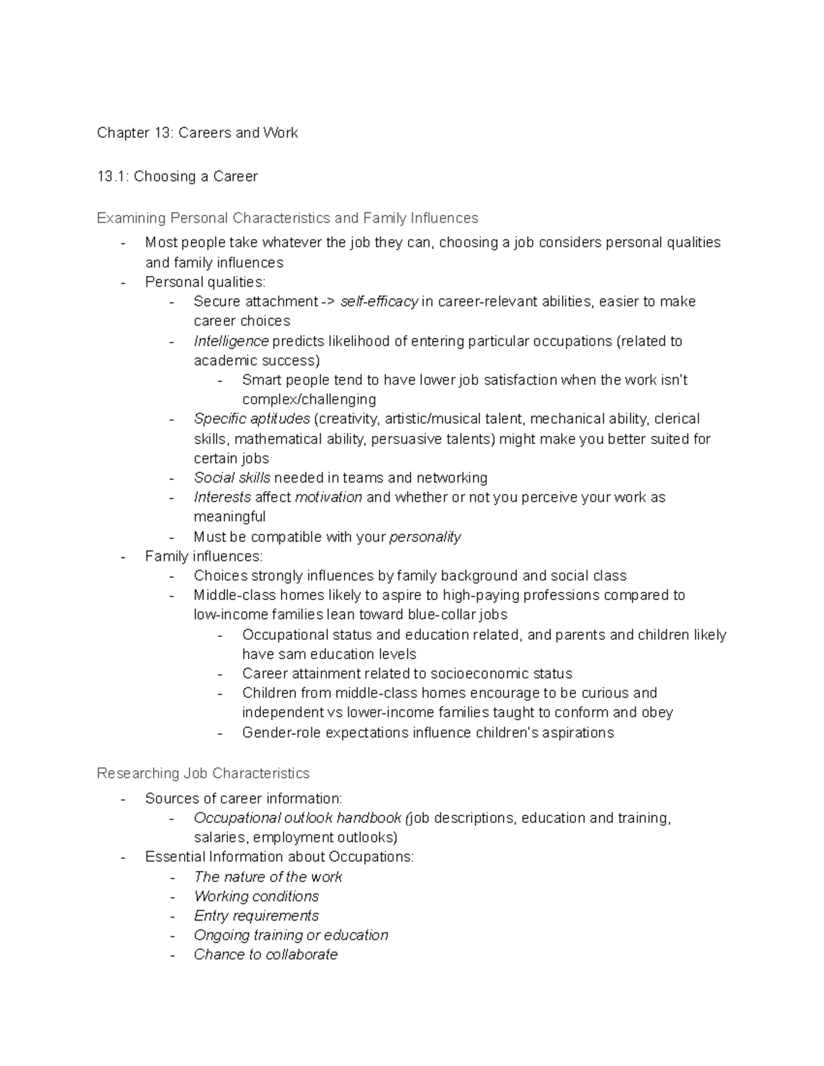 chapter-13-careers-and-work-chapter-13-careers-and-work-13-choosing-a-career-examining