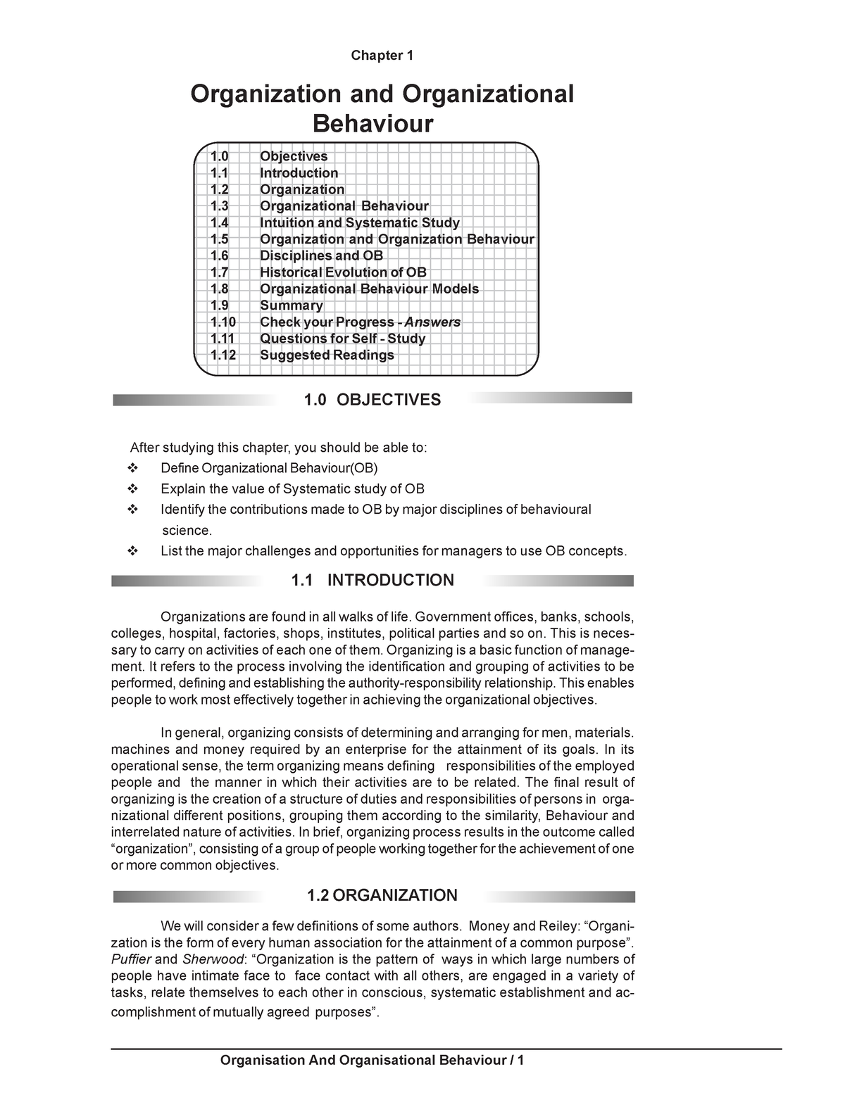 Organizational Behavior - MU - Studocu