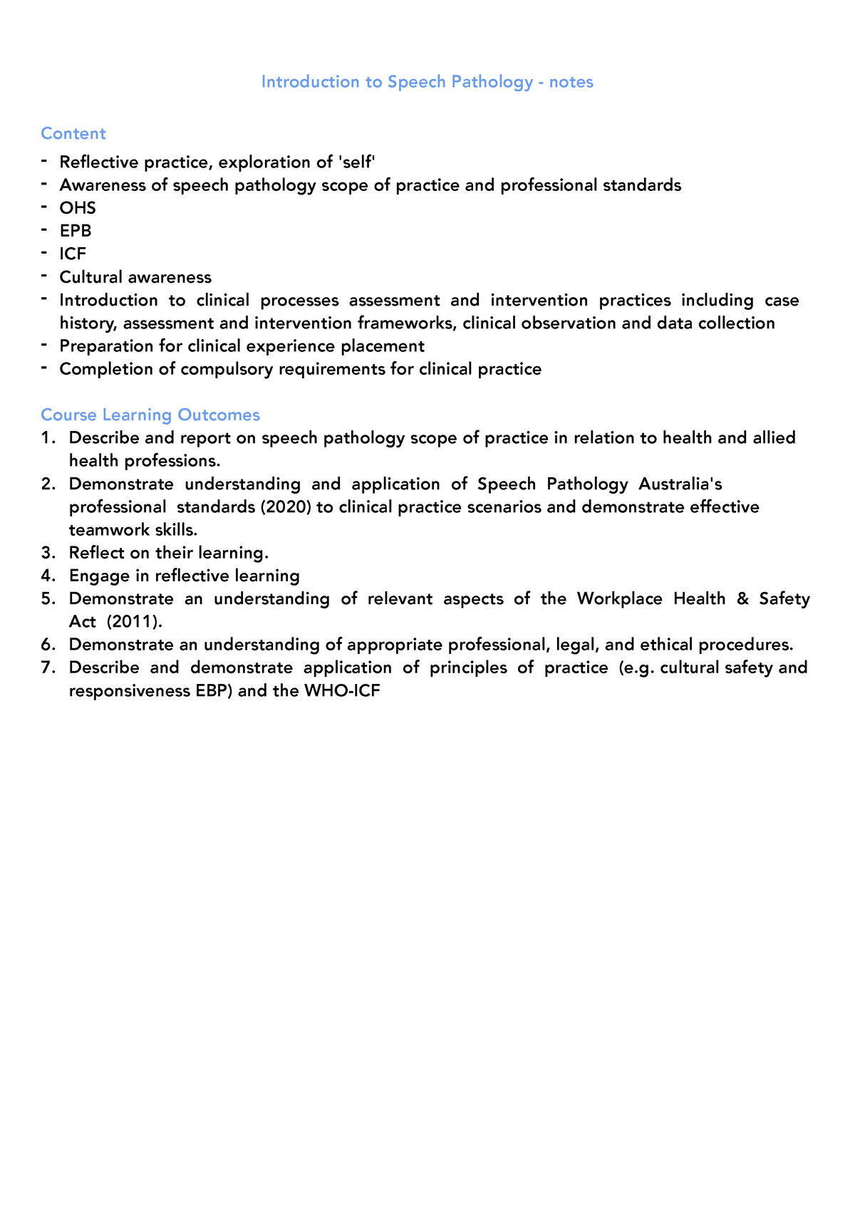 case study speech pathology