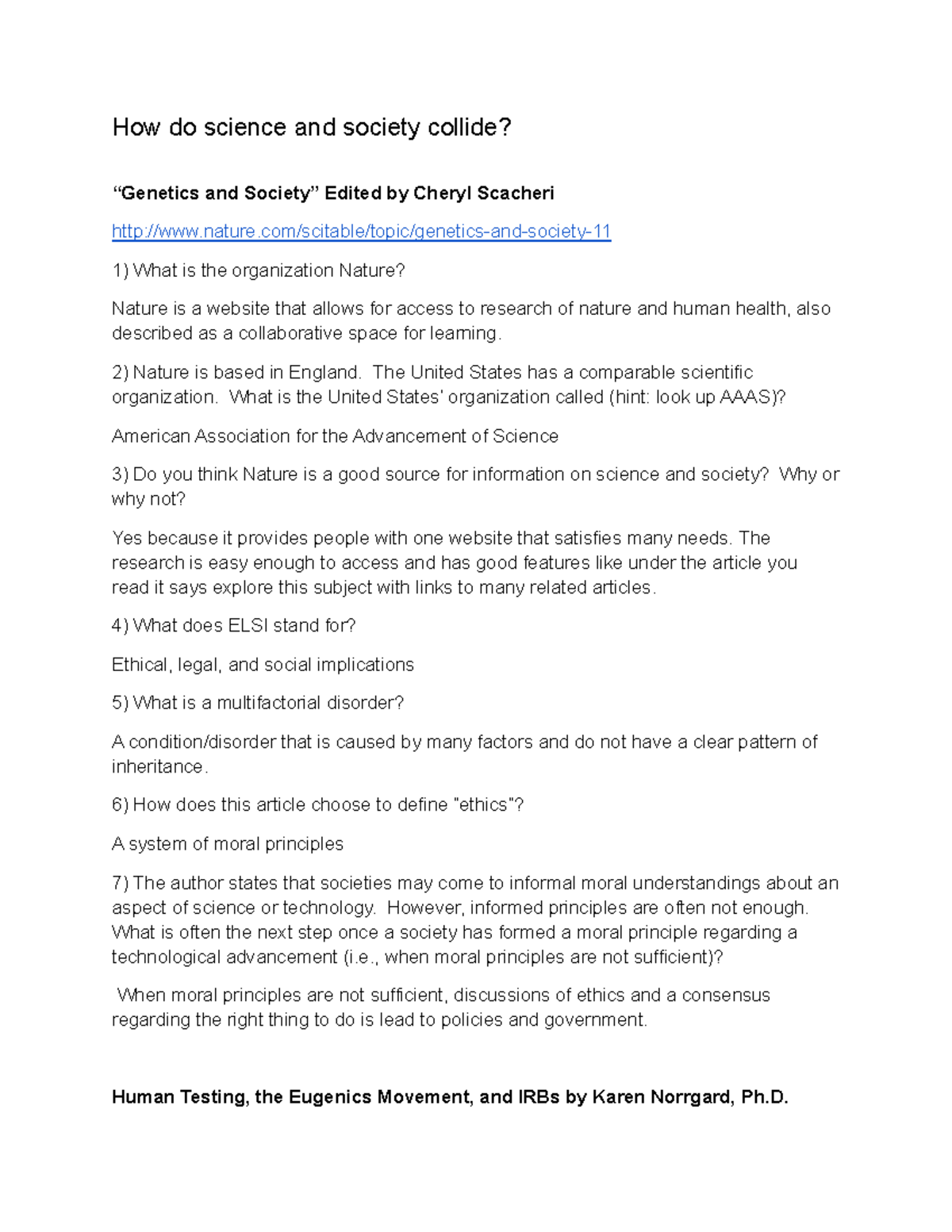 How do science and society collide How do science and society collide