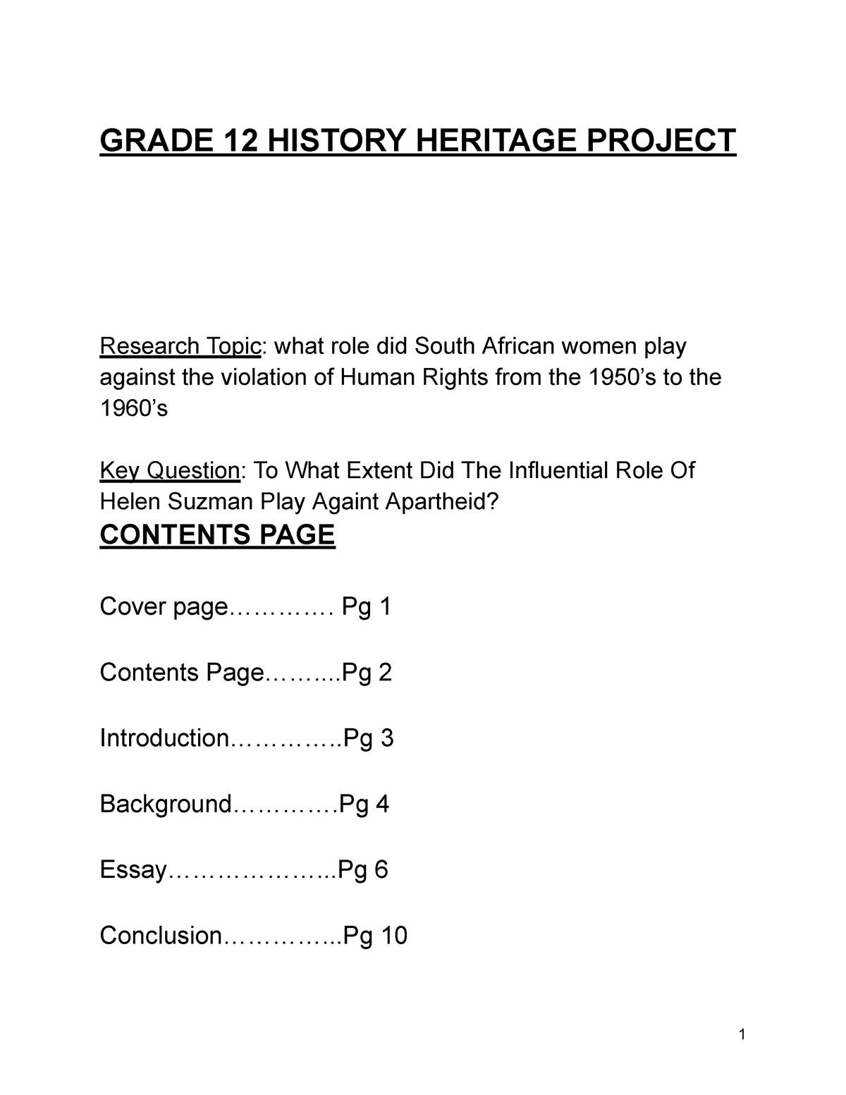 history heritage assignment grade 12