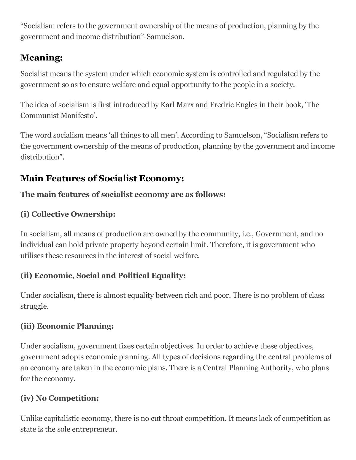 2 Socialist Economy Meaning And Features Of Socialist Economy   Thumb 1200 1553 