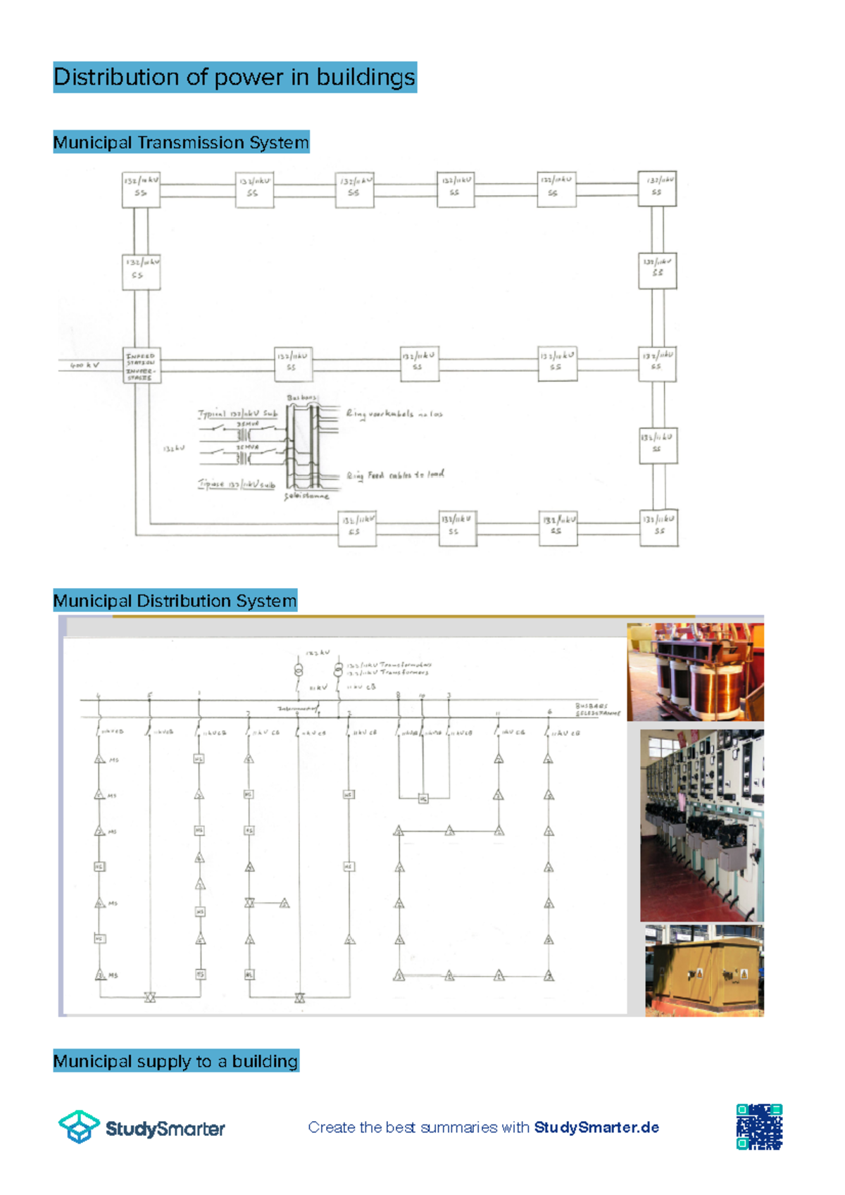 4. Distribution of power in buildings - Distribution of power in ...