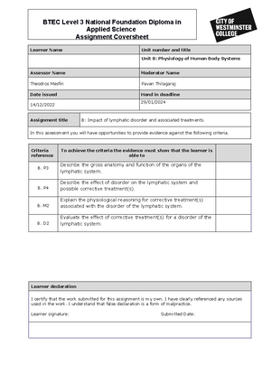 Unit 2 tritation - Unit 2 Btec applied science Titration assignment ...