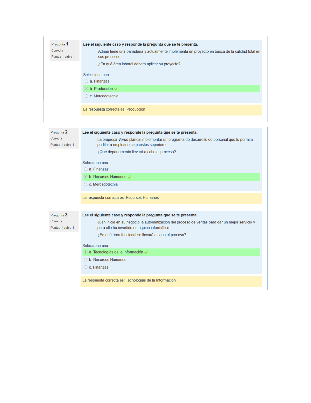 Examen 1 Administracion En Las Organizaciones V1 - Funciones ...