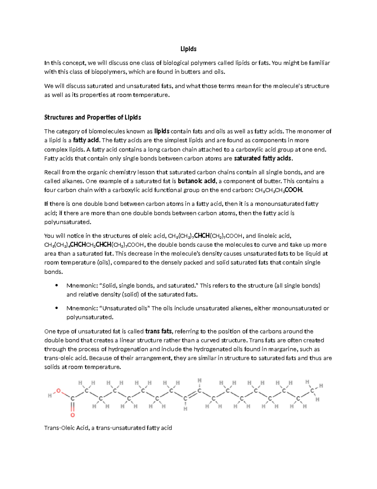 Week7edapt week 7 edapt notes for chemistry 120 Lipids In this