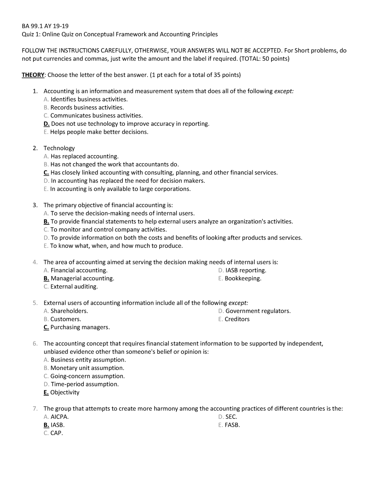 BA 99.1 AY 18-19 1 Conceptual Framework and Accounting Principles PPT ...