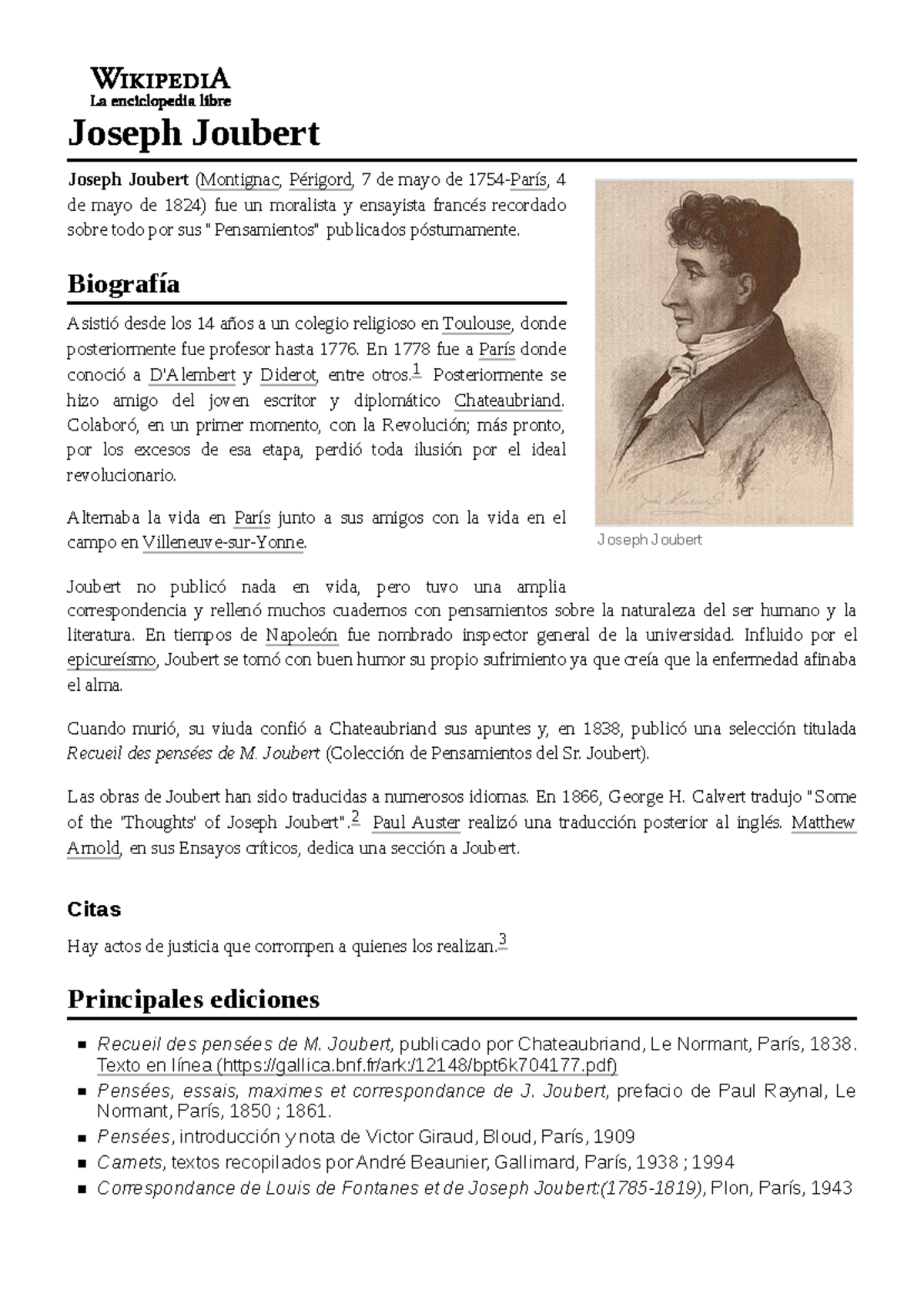 Joseph Joubert - Wiki - Joseph Joubert Joseph Joubert Joseph Joubert ...