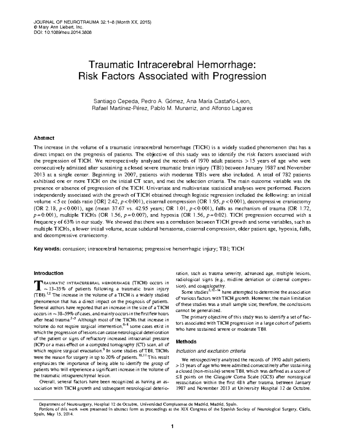 intracerebral-hemmorharge-traumatic-intracerebral-hemorrhage-risk