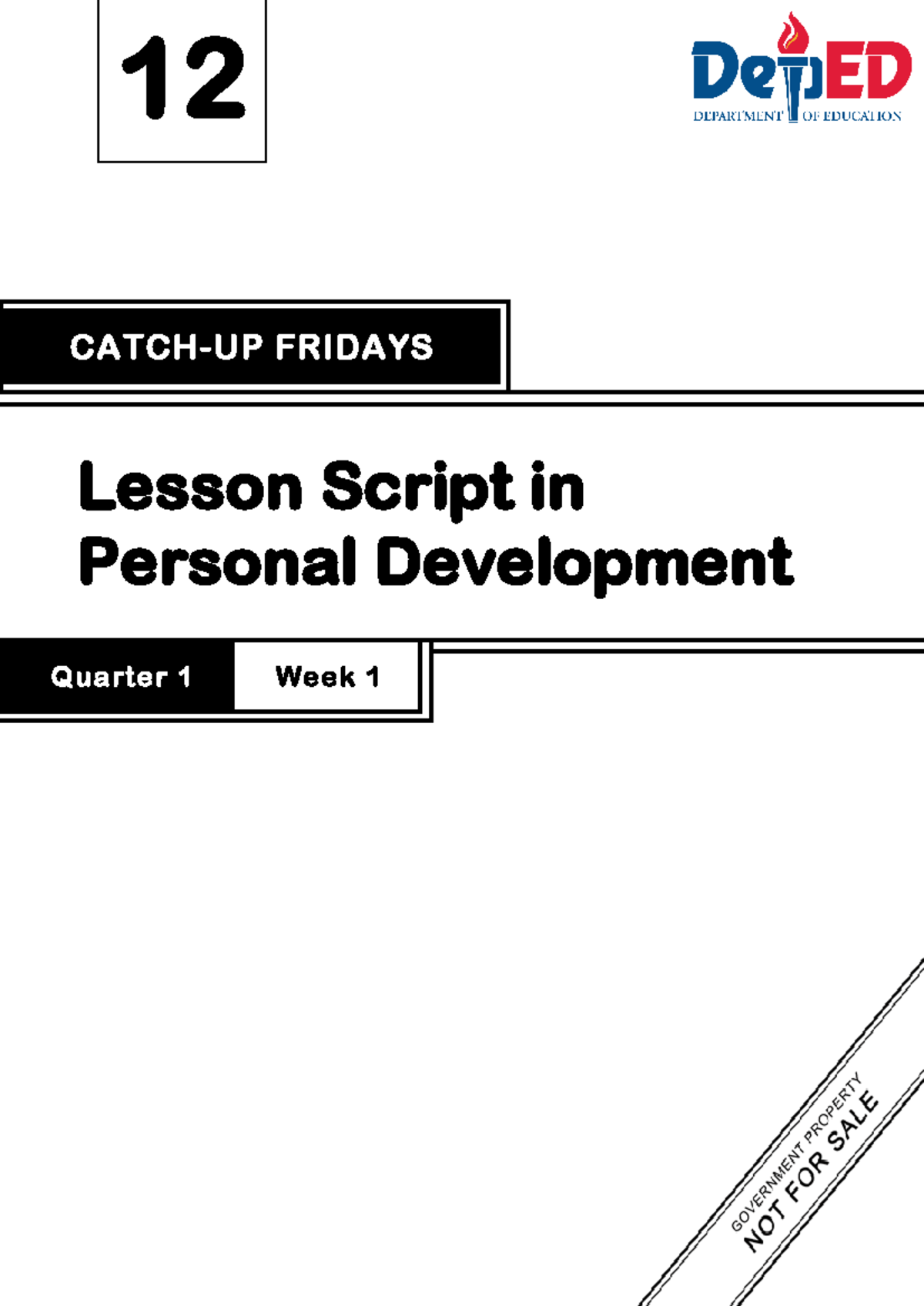 Perdev-Q1WEEK 1-RPV - lesson Scripts - [Type here] 12 Quarter 1 Week 1 ...