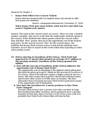 Answers for Chapter 3 practice - Question 1 through 5 (already solved ...