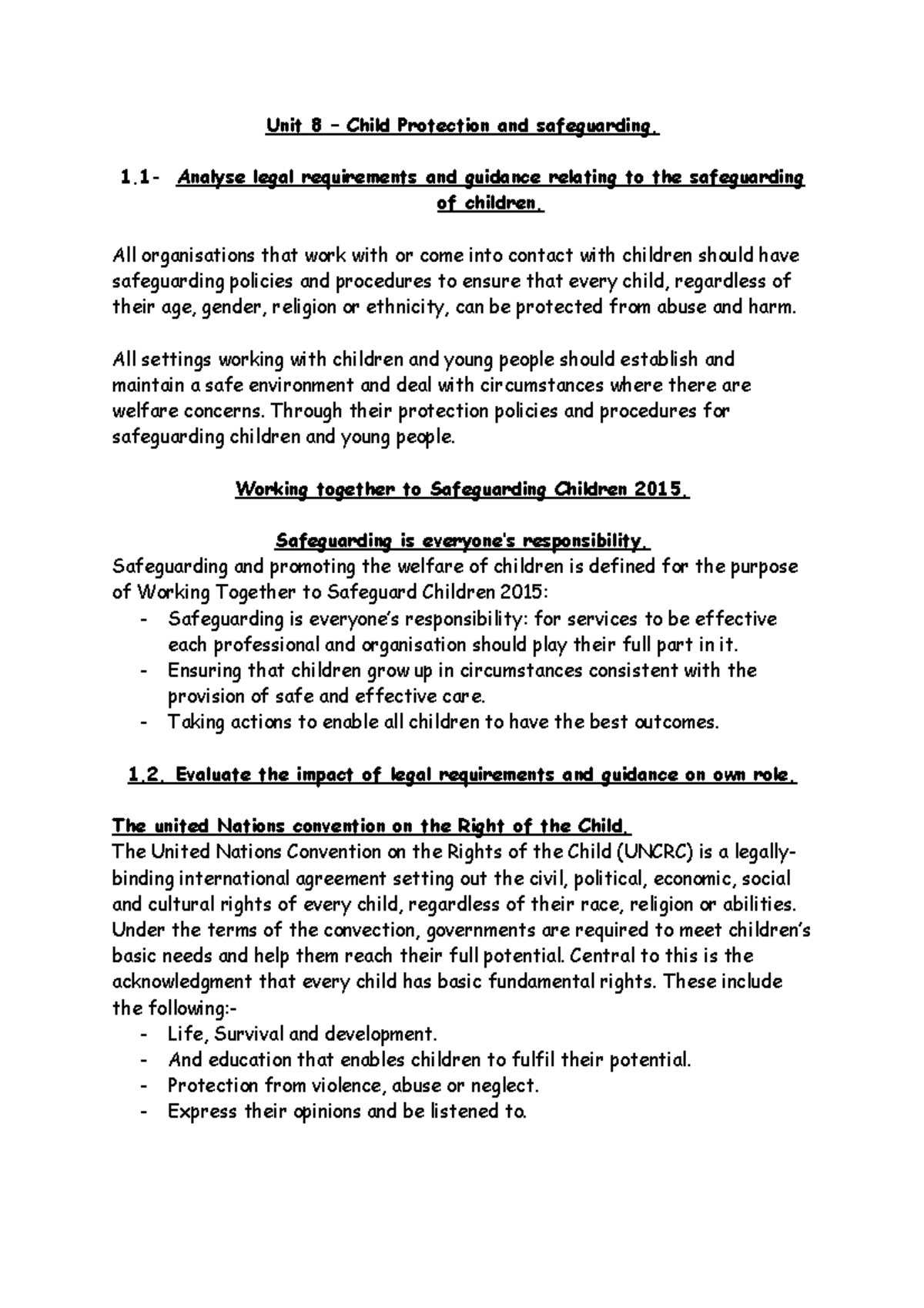 What Are The Legal Requirements And Guidance For Health And Safety In Early Years Settings