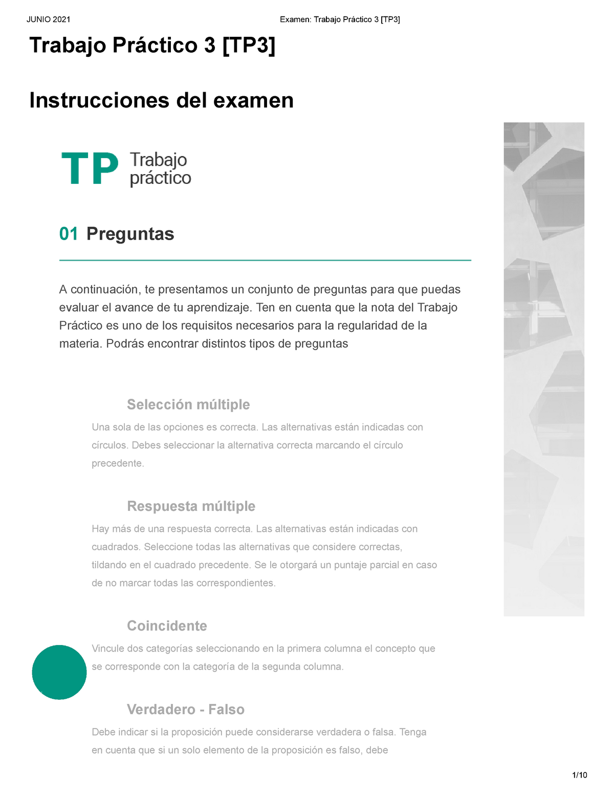 Examen Trabajo Práctico 3 Teoria De La Argumentación[TP 3]rendido El ...