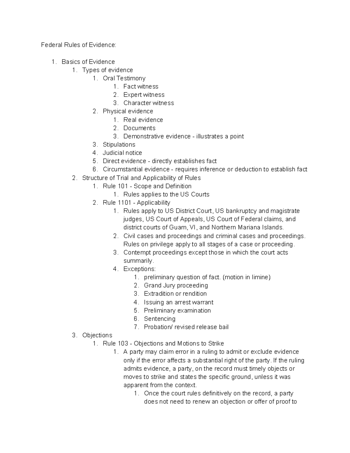 federal-rules-of-evidence-basics-of-evidence-1-types-of-evidence-1