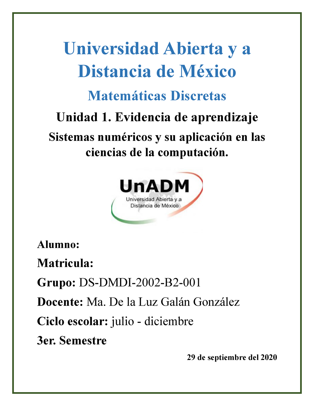 Matematicas Discretas - Universidad Abierta Y A Distancia De México ...