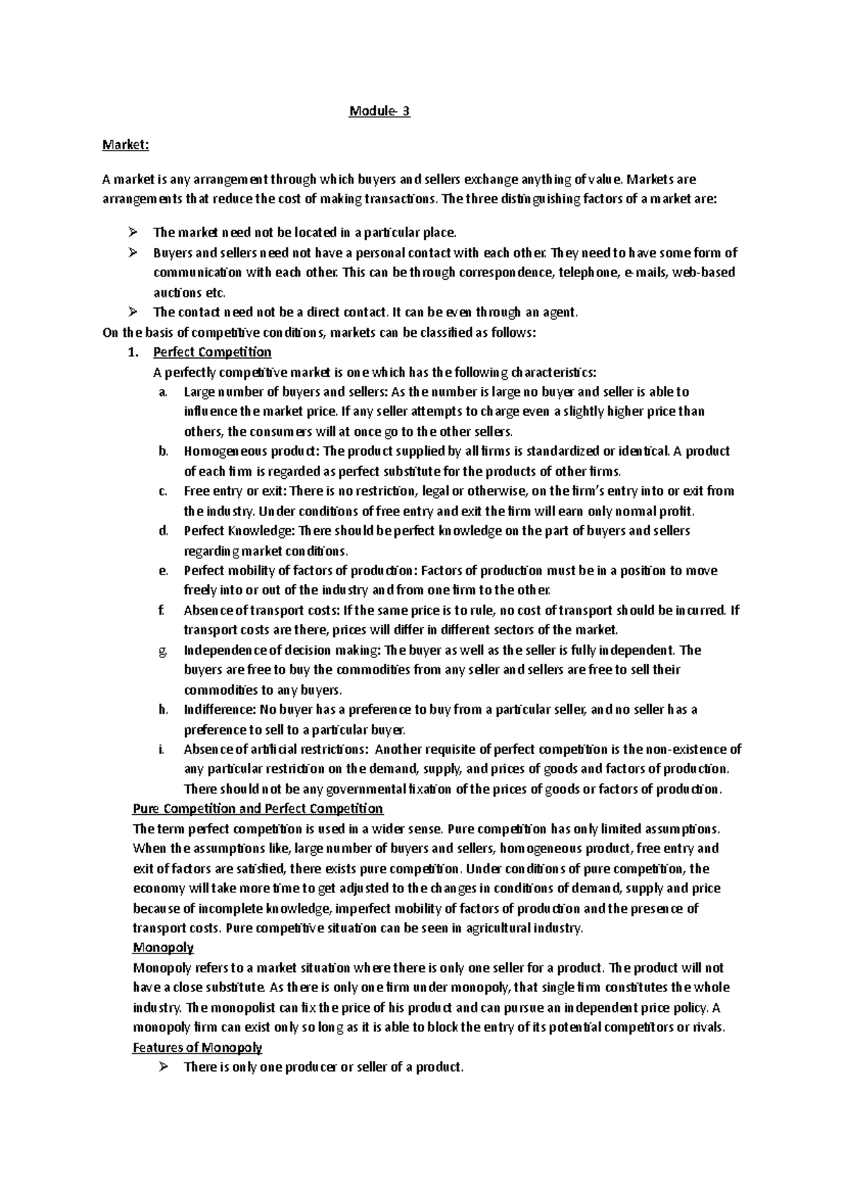 me-mod-3-lecture-note-of-managerial-economics-of-bba-kerala